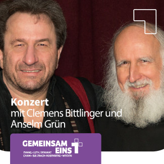 Clemens Bittlinger und Anselm Grün