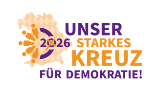 Logo Unser starkes Kreuz für Demokratie