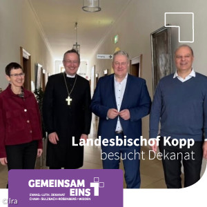 Bei Landrat Richard Reisinger